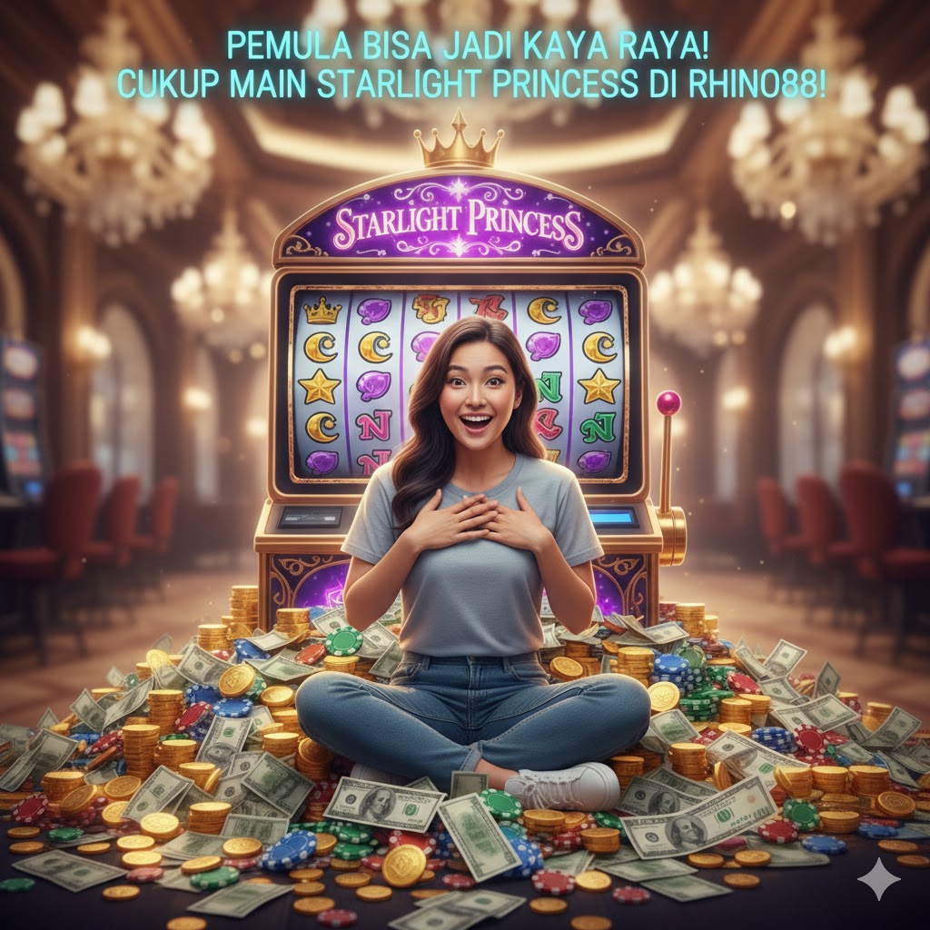 Pemula Bisa Jadi Kaya Raya! Cukup Main Starlight Princess di RHINO88!