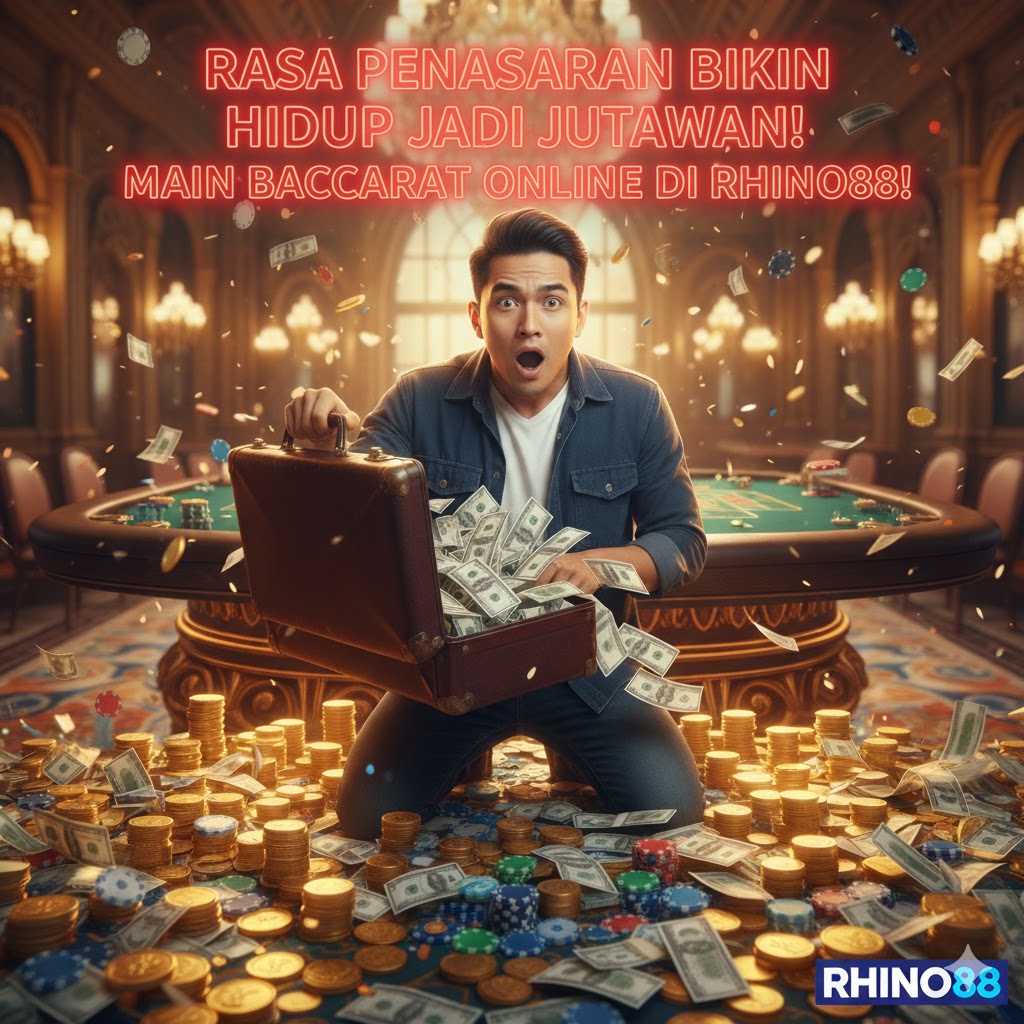 Rasa Penasaran Bikin Hidup Jadi Jutawan! Main Baccarat Online di RHINO88!